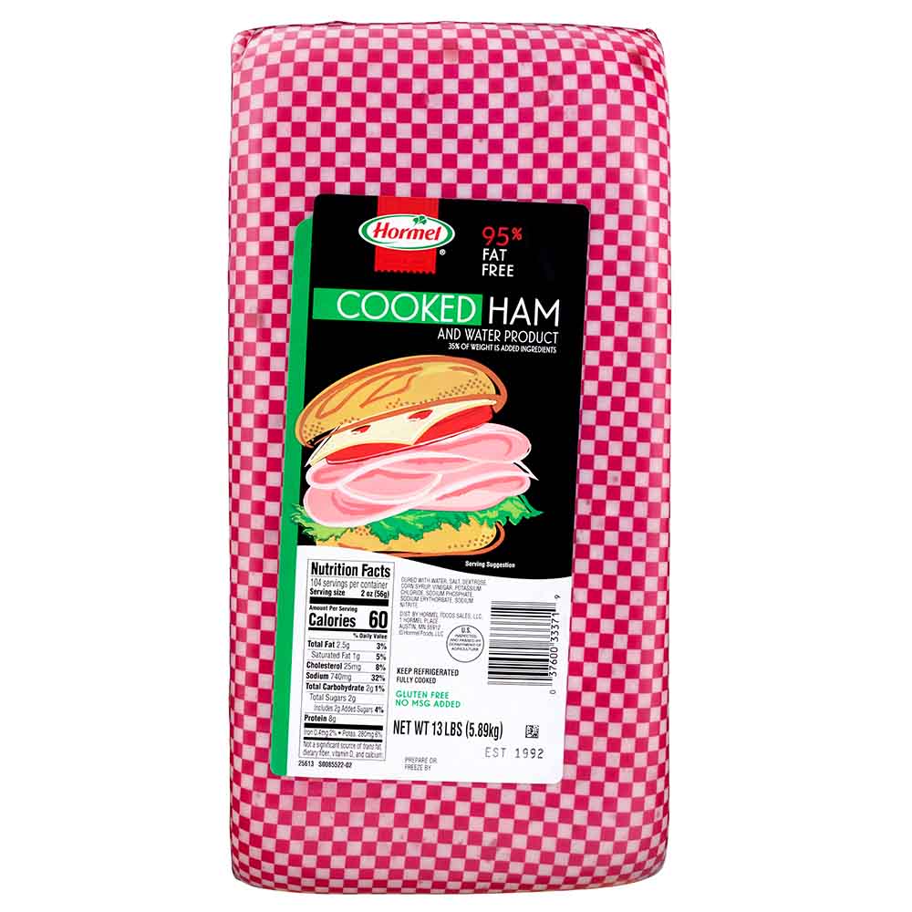 HORMEL™  Cooked Ham & Water, 35% Water