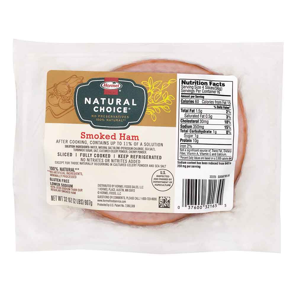 HORMEL™ NATURAL CHOICE™ Jamón Ahumado, Reducido en Sodio