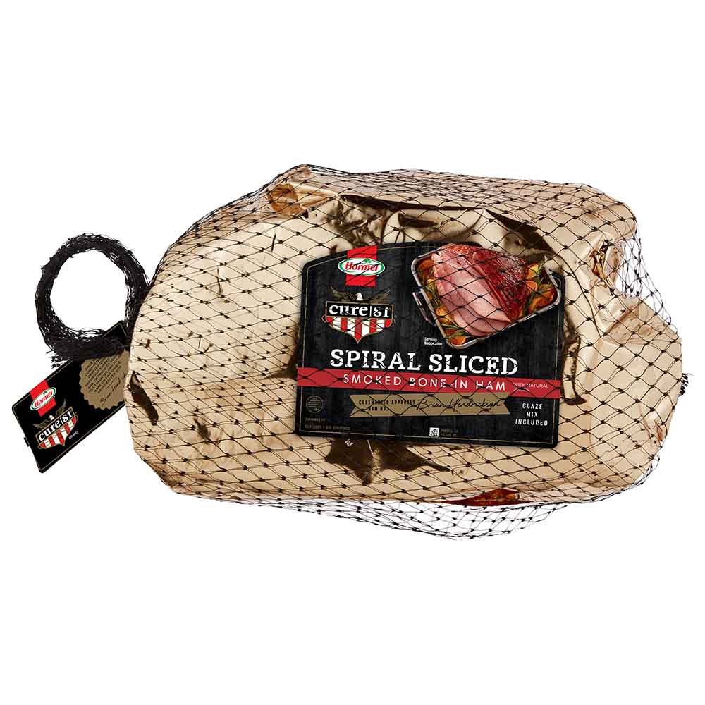 CURE 81™ Spiral Sliced Bone-In Ham, Natural Juice, half piece